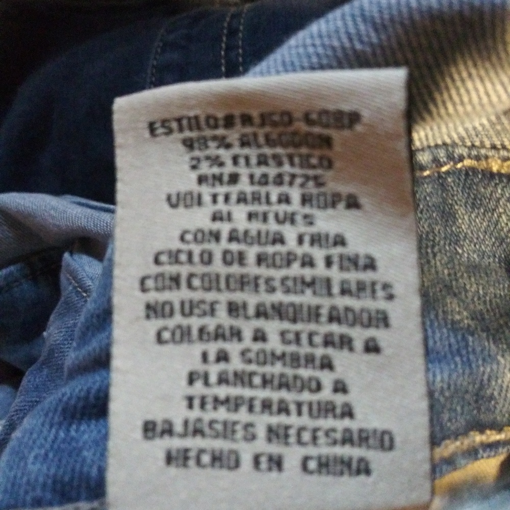 American Bazi light blue short overalls - Picture 8 of 8